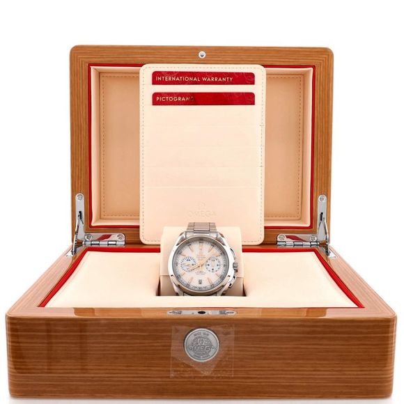 Omega Seamaster Aqua Terra 150M Co-Axial Chronometer GMT Chronograph Automatic W - Picture 2 of 6